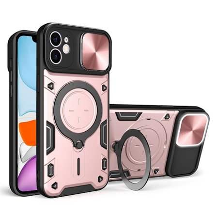 IPhone 11 skal med ett lock - Rosa