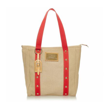 Louis Vuitton Vintage Pre-owned Tote Tass , Bruin , Dames , Maat: ONE Size Vintage Tassen