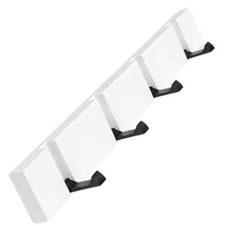 YunNasi Bambus Knagerække med Sammenklappelige Kroge Væg Knagerække Håndklædeholder KLB