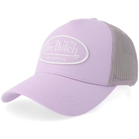 Von Dutch - Violett trucker Cap - Oval Patch Purple A-Frame Trucker @ Hatstore