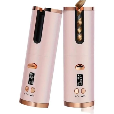 Trådlös Automatisk Locktång – Portabel och Uppladdningsbar Roterande Locktång för Enkla Lockar