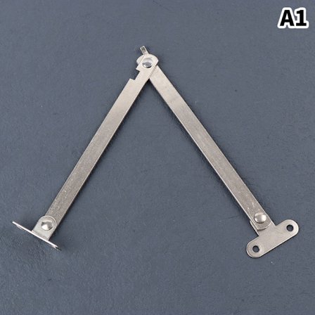 Rustfritt stål To-fold trekkstang Skapmøbeldører Stay