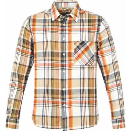 Knowledge Cotton Apparel Shirt larch Orange, Herre Skjorter
