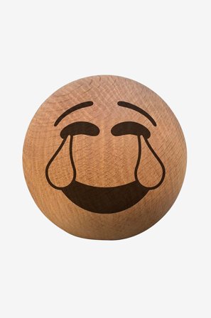 Spring Copenhagen - Emojipallo 7 cm - Luonnonväri - Koriste-esineet - - Homeroom