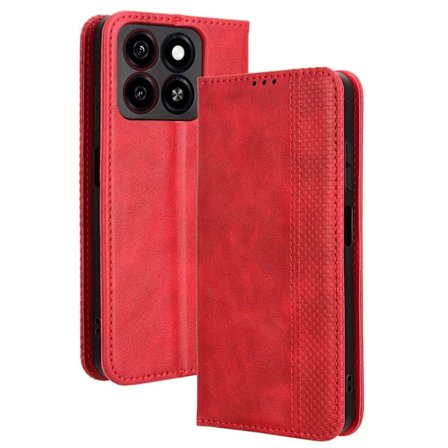 Bofink Vintage läder ZTE Blade A35 / ZTE Blade A55 fodral - Röd