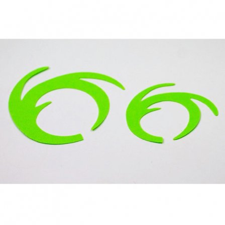 Dragon Tails M - Fluo Chartreuse