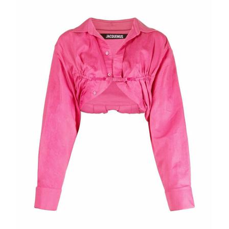 Jacquemus Shirts Pink, Dame Skjorter, Størrelse: 2XS