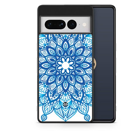 Bjornberry Skal Google Pixel 7 Pro - Blå Mandala
