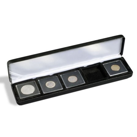 Leuchtturm Møntetui NOBILE til 5 QUADRUM-møntkapsler