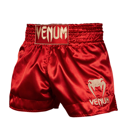 Venum Classic Muay Thai Shorts Rød/Gull