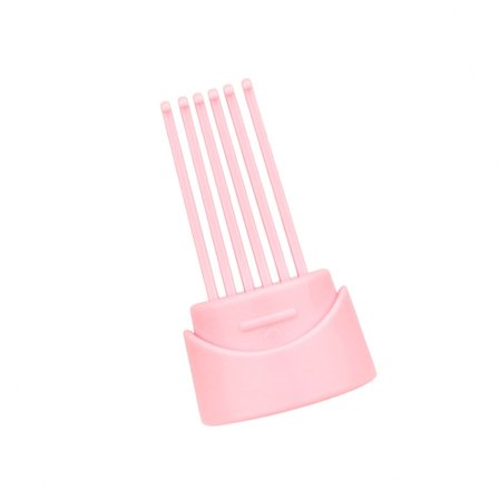 Stilfulde sorte mini hårkamsrensere Genanvendelig hårrensningsenhed til fjernelse af snavs og hår fra kamme