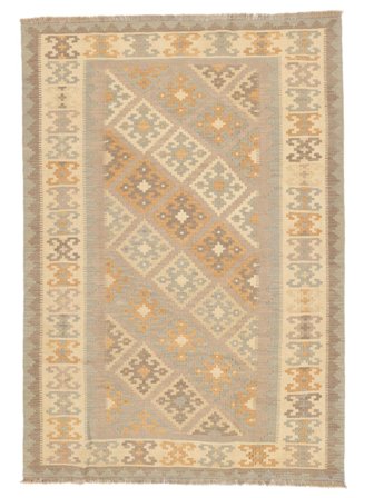 Orientalischer Hell Nomad Kelim Teppich 175X249 Orange/Beige Wolle, Persien