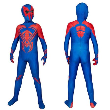 4-9 år Barn Spiderman Cosplay Kostym Body Halloween Party Fancy Dress Up Jumpsuit Presentatör 8-9 år