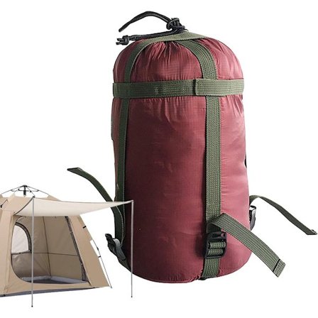 Kompressionspose - Kompressionspose til sovepose - Opbevaringspose til sovepose - Opbevaringspose - Opbevaringsposer til backpacking - Bærbar 