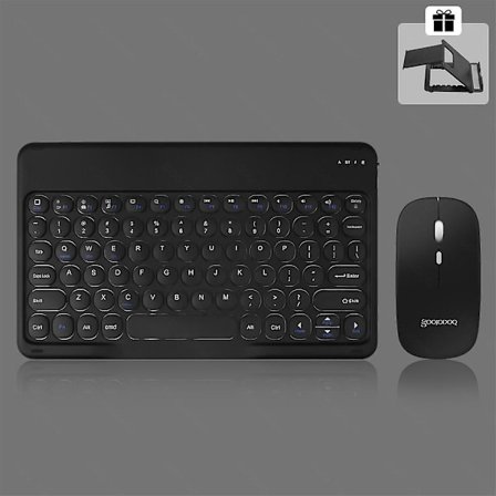 Ipad Keyboard And Mouse Combo, Wireless Bluetooth Keyboard