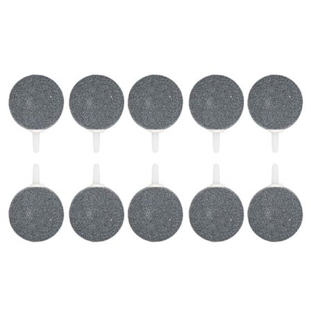 10 stk. luftsten til akvarium, iltsten, damppumpe, disk, akvarium, hydroponisk iltplade