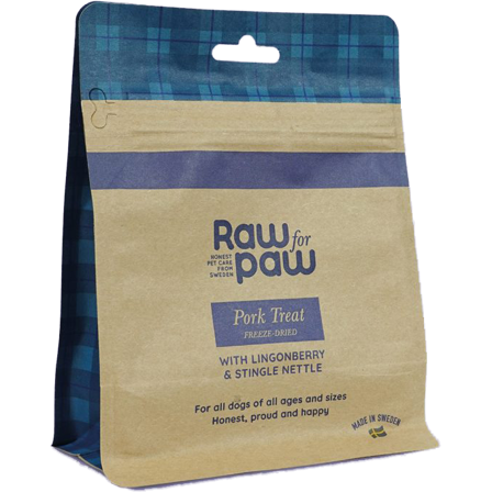 Raw for Paw - Svinegodbit 50 g - Hund - Hundegodbiter & tyggebein - ZOO.no