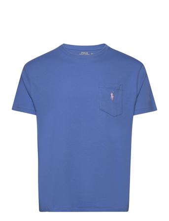 Classic Fit Pocket T-Shirt Tops T-shirts Short-sleeved Blue Polo Ralph Lauren