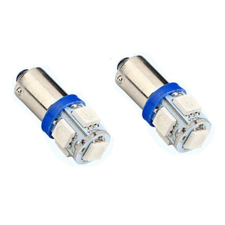 LED med 5 stk. SMD5050 chip 2-pakning T4W styling Sølv