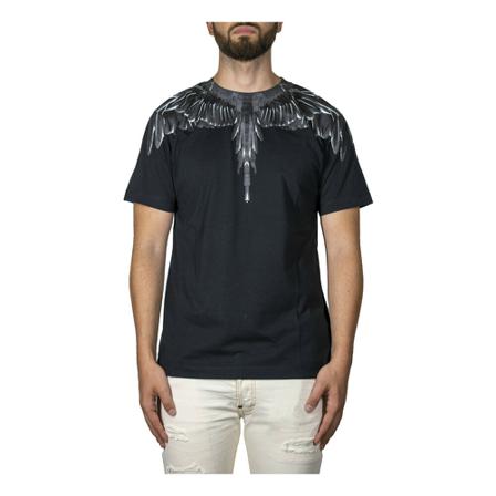 Marcelo Burlon, Wings T-Shirt Zwart, Heren, Maat:M