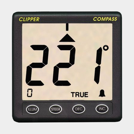 Bússola digital NASA Marine Instruments Clipper Compass System, 12V, com sensor