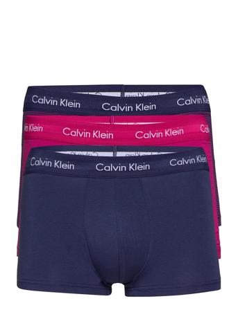 3P Low Rise Trunk Boxerkalsonger Multi/mönstrad Calvin Klein