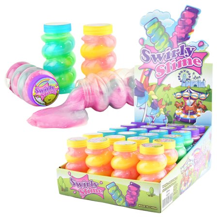 Swirly Slime Monivärinen