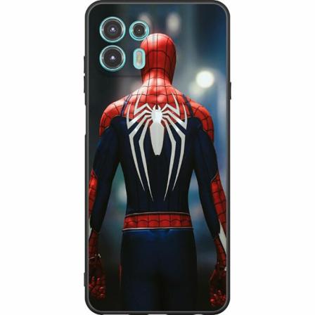 Motorola Edge 20 Lite Svart Skal Spiderman