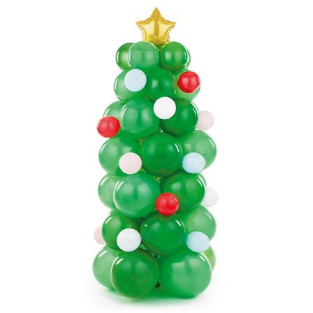 Ballongbøtte Juletre 65x161cm