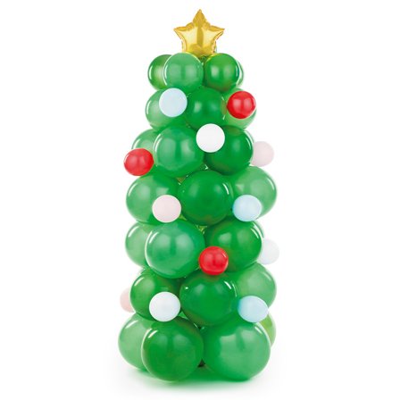 Ballonbuket Juletræ 65x161 cm