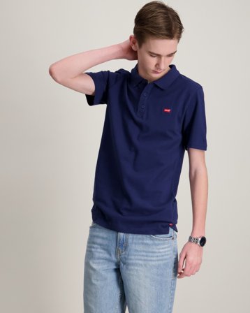 Levi's LVB BACK NECK TAPE POLO Blå T-shirts Kille - Kids Brand Store