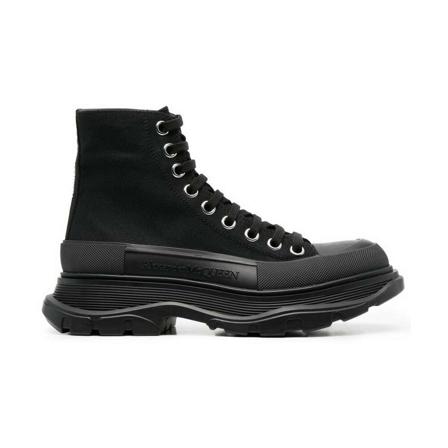 Alexander McQueen, Ankle Boots Zwart, Dames, Maat:40 EU