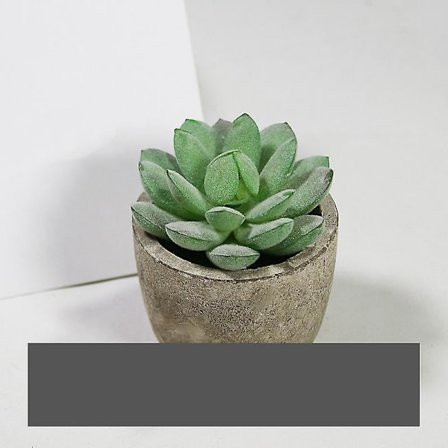 kartokner Artificial succulents, small green fake potted plants in pots, used for home, office, desk