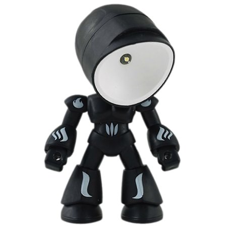 Mini Nattlampe - Ensom Robot Design, LED Tegneserie Søt Robotlampe, Bordlampe for Halloween, Jul, Thanksgiving