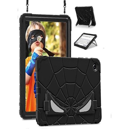 Etui til Samsung Galaxy Tab A9 Plus 11 tommer 2023 Model SM-X210/X216/X218, Robust stødsikkert cover med stativ og skulderrem til Samsung Galaxy Tab 