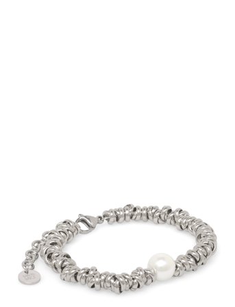 Velvet Pearl Bracelet Silver Silver Bud To Rose