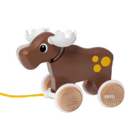 Brio 30341 Dragleksak älg Träleksaker ONESIZE