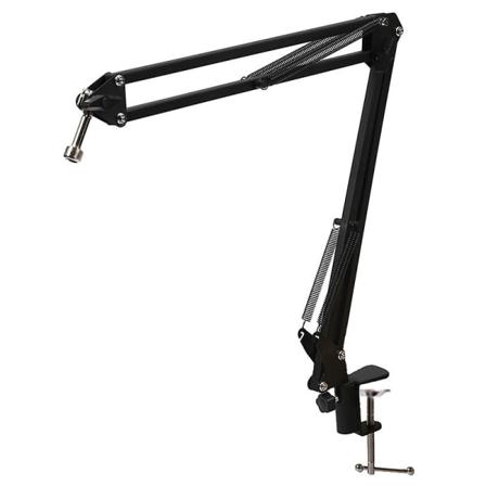 75 cm korkea mikrofonivarren pidike, pöytäkiinnitteinen mikrofonijousitus Blue Pro USB -mikrofonille