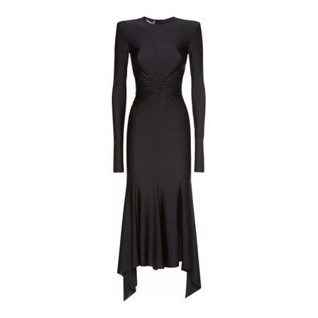 Philosophy di Lorenzo Serafini Midi Jersey Lycra dress , Zwart , Dames , Maat: M Casual jurken