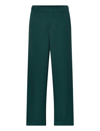 Vivar Hw Wide Pant Vide Bukser Grønn Vila*Betinget Tilbud