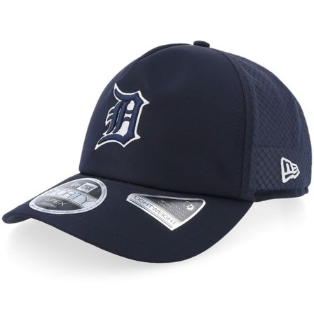 New Era - MLB Blå trucker Keps - Detroit Tigers 9FORTY Navy Mesh Apex A-Frame Trucker @ Hatstore
