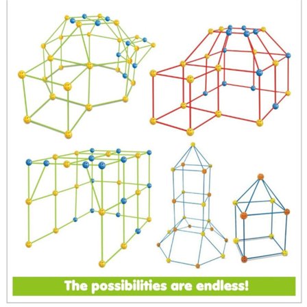 DIY børnetelt legetøjsbyggeri legetøjssæt drenge og piger gaver