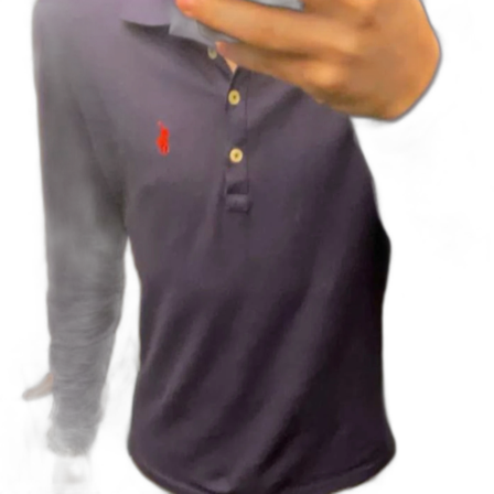 Mörkblå pikétröja från Ralph Lauren