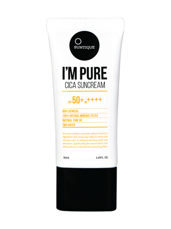 Suntique I’m Pure Perfect Cica SPF50+ PA++++, 50 ml