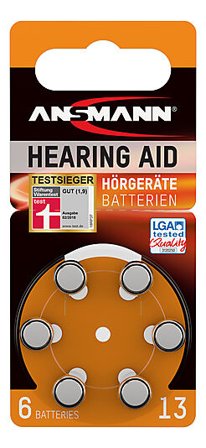 ANSMANN Hørebatteri Type 13 6pk