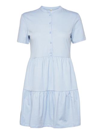 Onlmay S/S Placket Dress Jrs Kort Klänning Blå ONLY