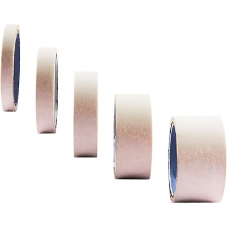 5 ruller professionel malertape kunstnertape multifunktionel maskeringstape bærbar papirtape