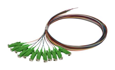 SYNERGY \LWL-Pigtail-LSH(APC) 9/125u, 2mtr. OS2, 12-Pack, farbig, Synergy 21,