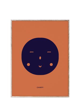 Chirpy Feeling - 30X40 Home Kids Decor Posters Feelings Oranssi MADO
