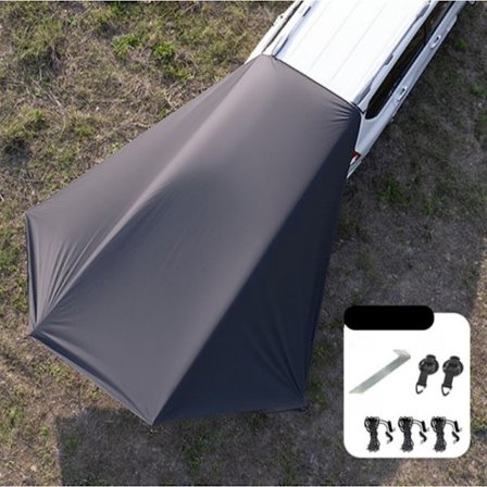 SUV Bil Bagklap Telt - Bærbar Camping Markise med Sugekopper & Jordspyd, Kompatibel med de fleste SUV-modeller